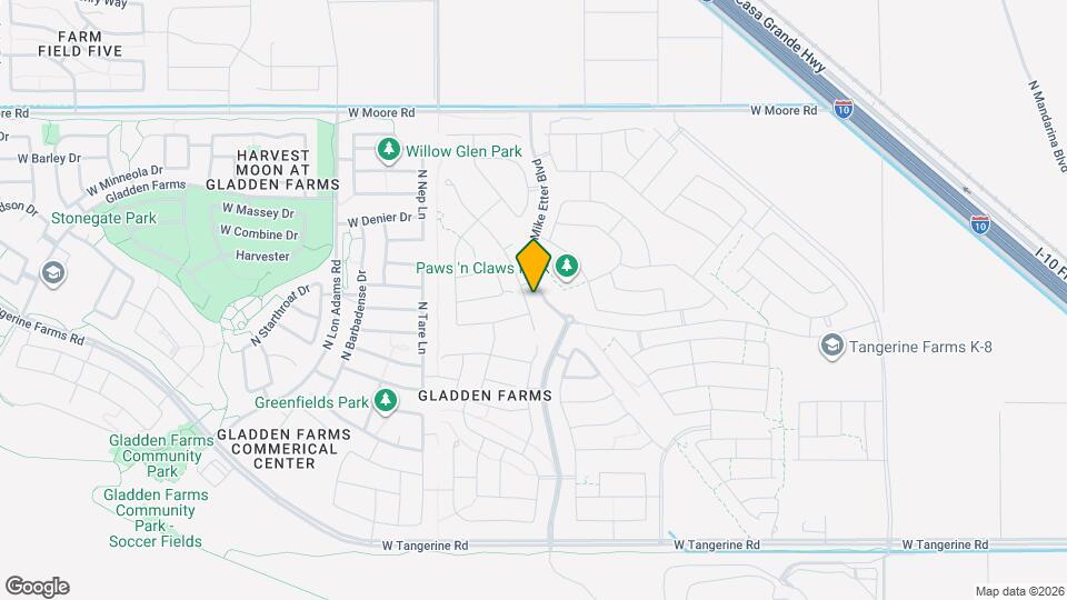 12474 N Appling Ave Map and Location Details