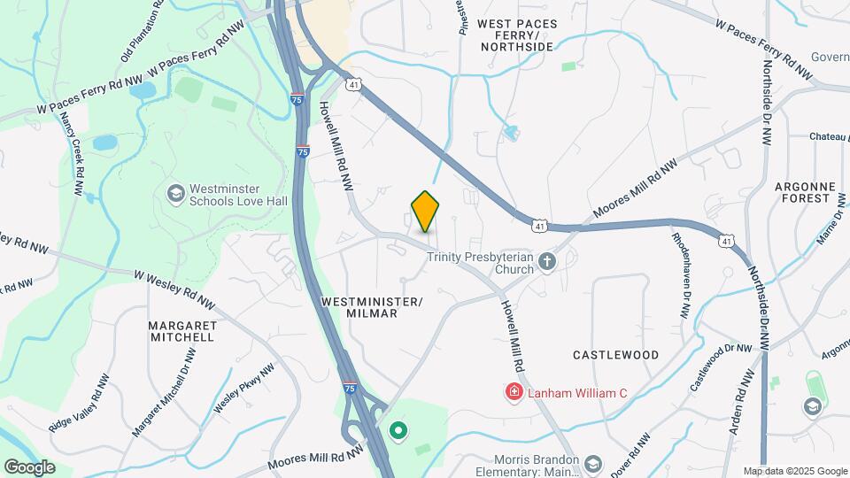 3075 Howell Mill Rd NW Map and Location Details
