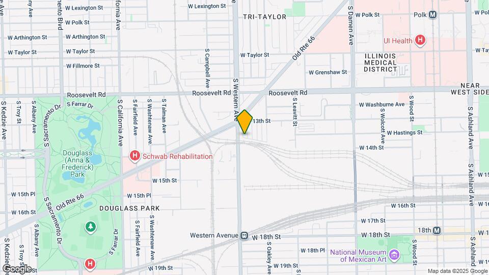 1332 S Claremont Ave Map and Location Details