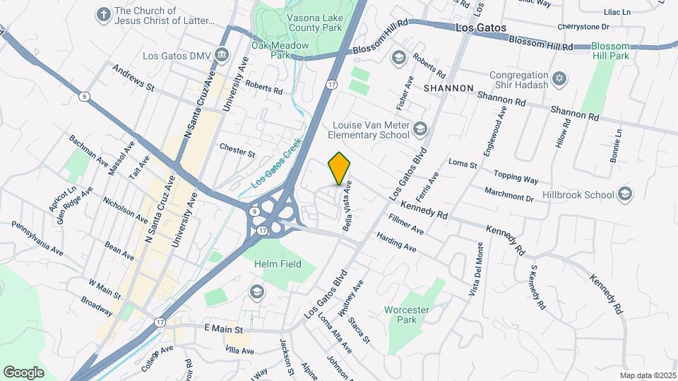 182 Cuesta De Los Gatos Map and Location Details