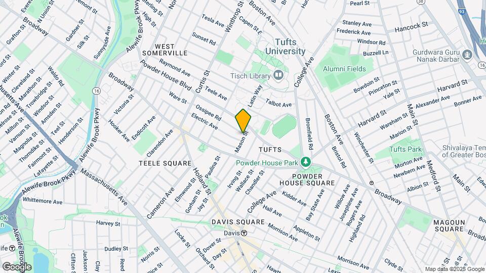2 Ossipee Rd., Unit Apt. #2 Mapa y Detalles de la Ubicación