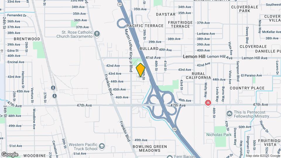 3911 44th Ave Mapa y Detalles de la Ubicación