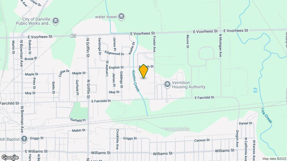 1001 Glenwood Dr Map and Location Details