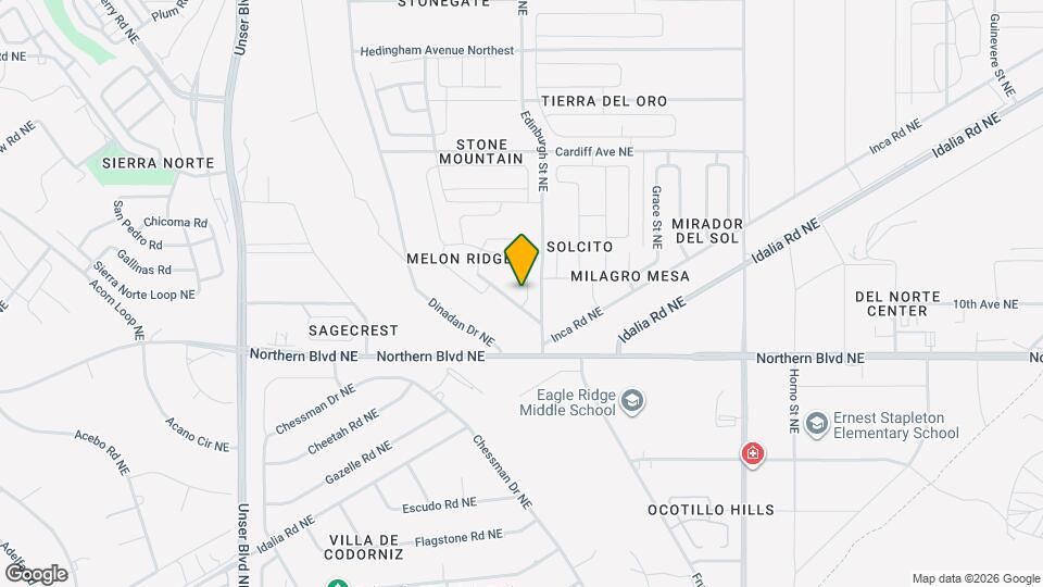 2313 Melon Ridge Loop NE Map and Location Details