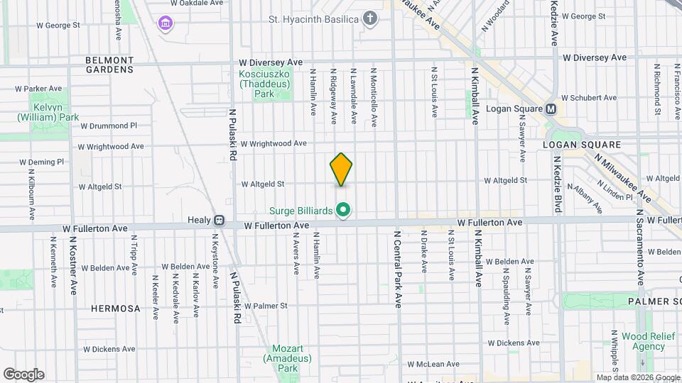 2449 N Ridgeway Ave Map and Location Details