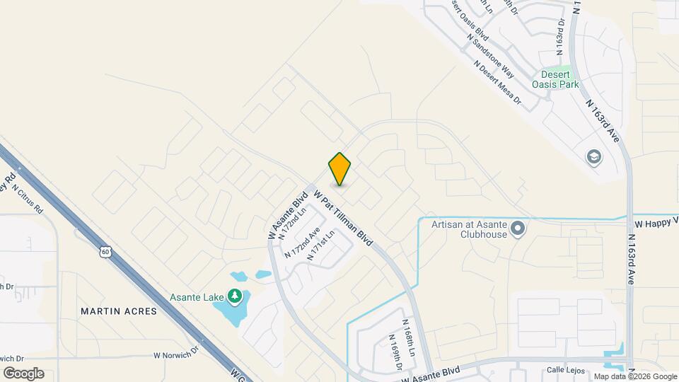 25140 N 172nd Dr Map and Location Details