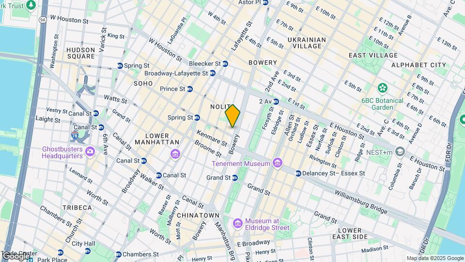 200 Bowery Map and Location Details