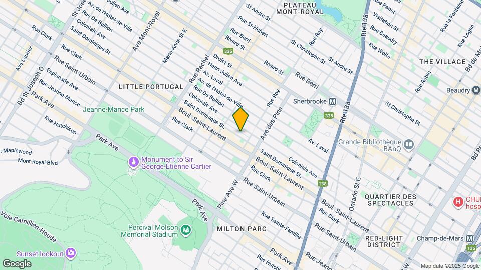 3845 Saint-Dominique Map and Location Details