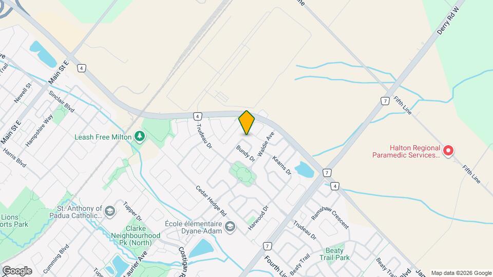 1617 Cartwright Crescent Map and Location Details