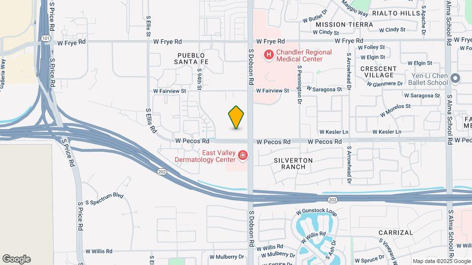 Mera Chandler 55+ Active Adult Mapa y Detalles de la Ubicación
