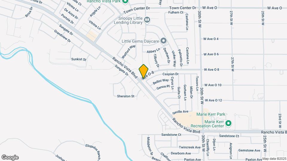 3437 Caspian Dr, Unit 1-Bedroom 1-Bath unit Map and Location Details