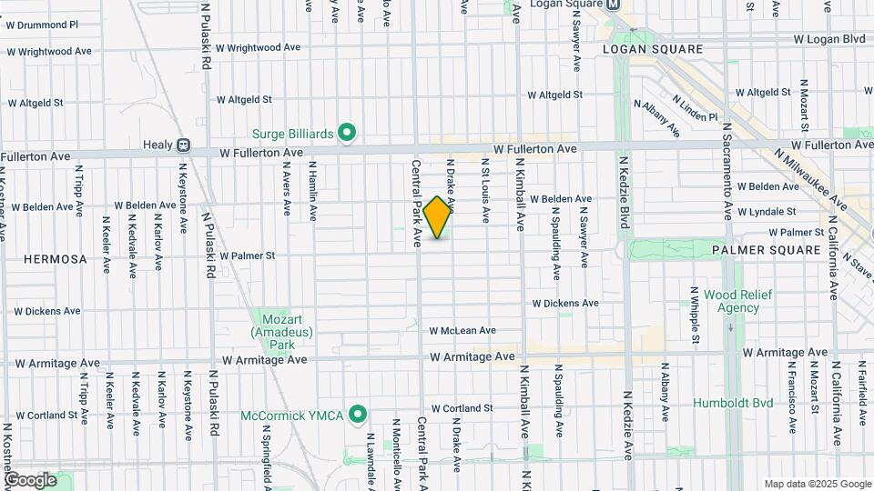 3560 W Palmer St Mapa y Detalles de la Ubicación