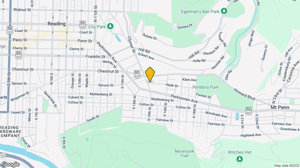231 Clymer St Map and Location Details