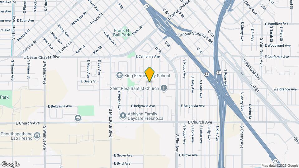 2266 S Eunice Ave Map and Location Details