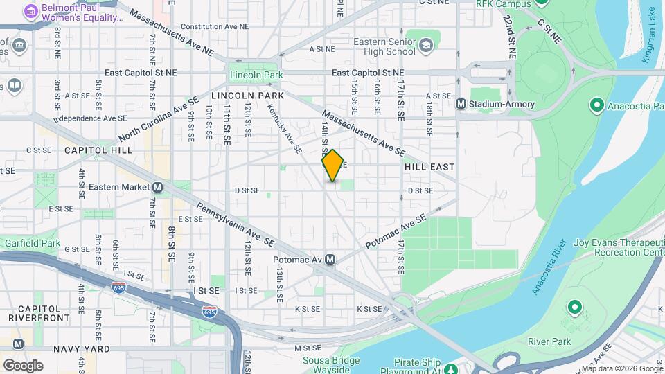 1412 D St SE Mapa y Detalles de la Ubicación
