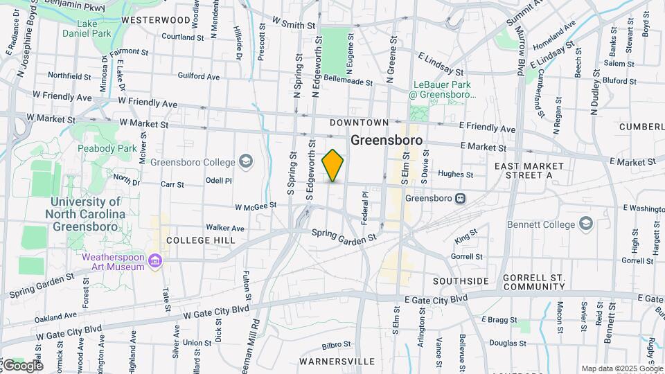 411 W Washington St, Unit 109 Map and Location Details