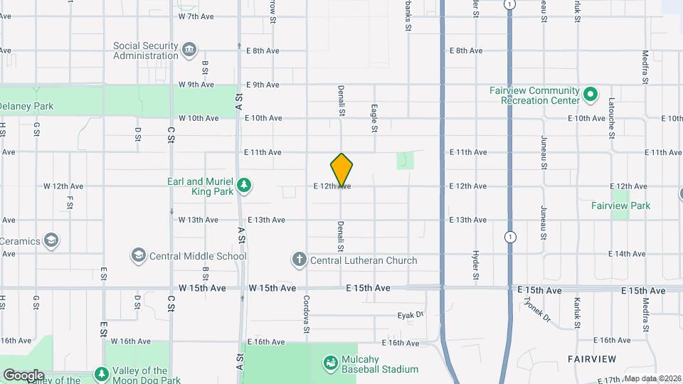 1201 Denali St Map and Location Details