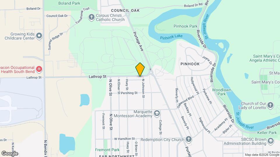 2010 Lathrop St Map and Location Details