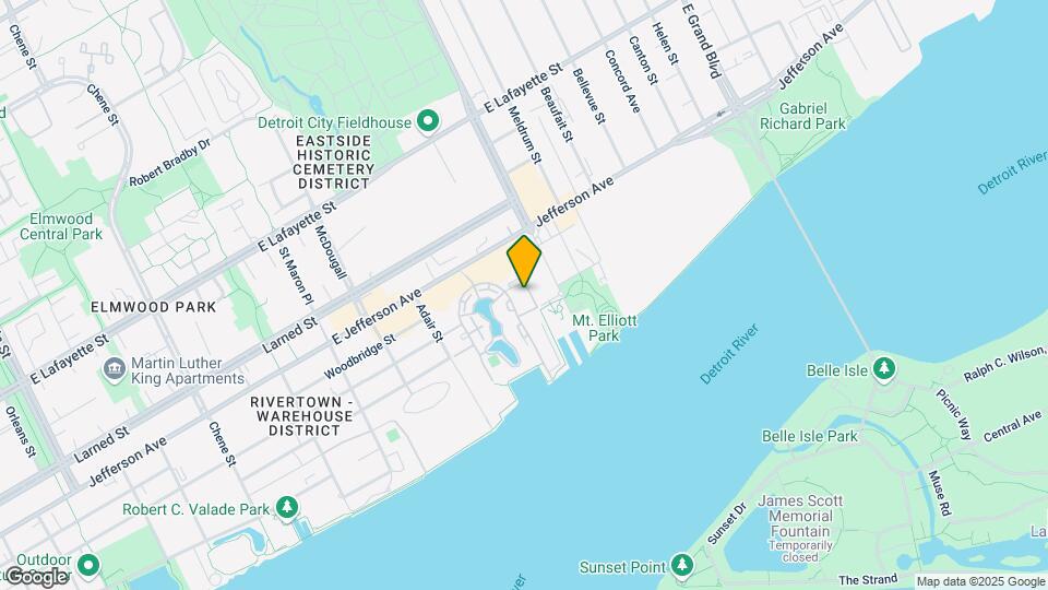 250 E Harbortown Dr Map and Location Details