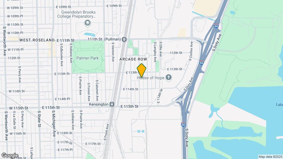 11327 S St Lawrence Ave Map and Location Details