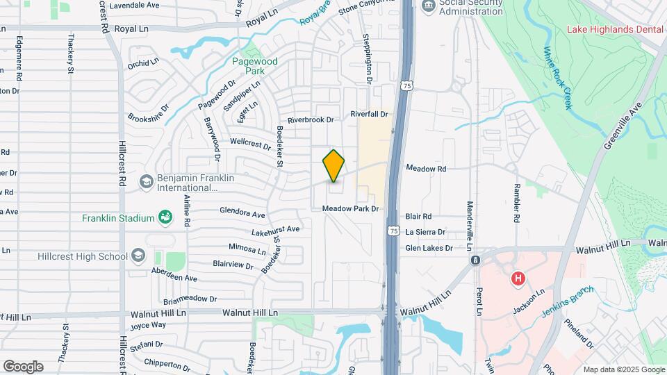 7732 Meadow Rd Map and Location Details