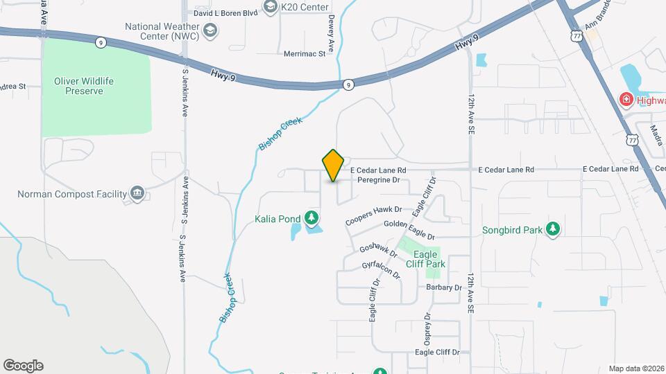 3608 Peregrine Dr Map and Location Details