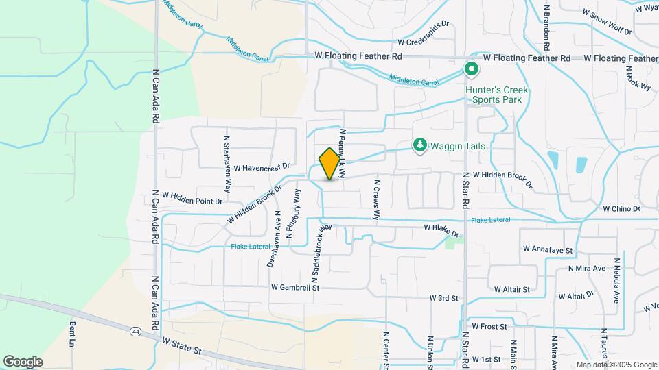 11886 W Box Canyon St Map and Location Details