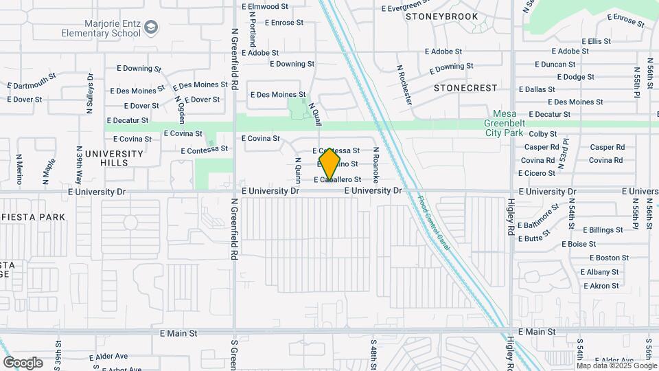 4651,-4657 E Caballero St Mapa y Detalles de la Ubicación