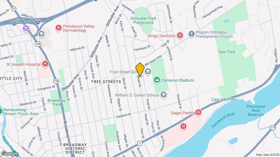 223 Pearl St, Unit 2 Map and Location Details