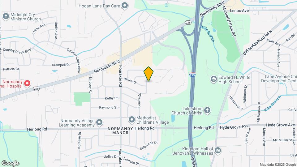 1657 Louvre Dr Map and Location Details