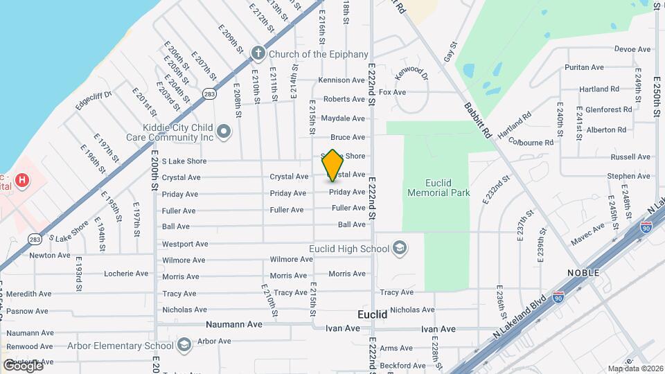 21751 Priday Ave Map and Location Details