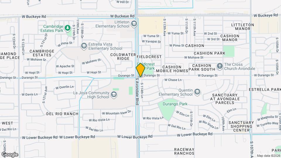 2102 S 114th Ln Map and Location Details