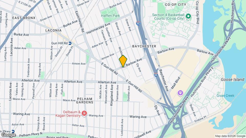 1750 Bartow Ave Mapa y Detalles de la Ubicación