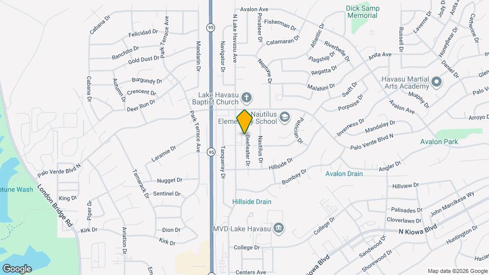 1435 Beefeater Dr Map and Location Details