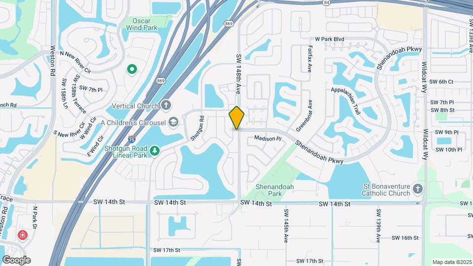 968 SW 149th Terrace Map and Location Details