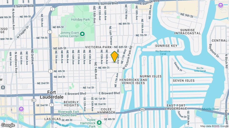 1632 NE 4th Pl Mapa y Detalles de la Ubicación