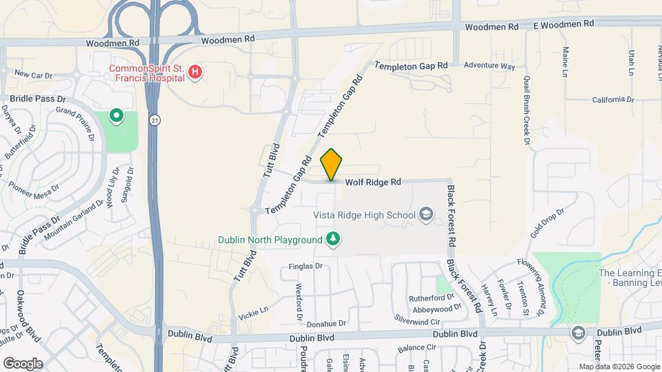 6996 Tullamore Dr Map and Location Details