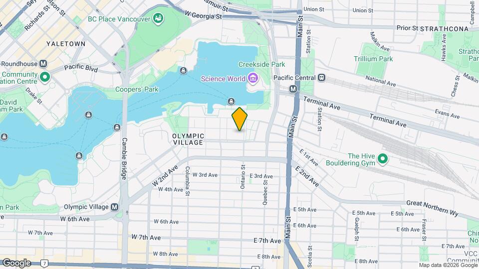 1661 Ontario St Map and Location Details