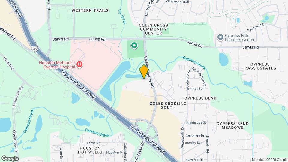 Prestige at Barker Cypress Map and Location Details