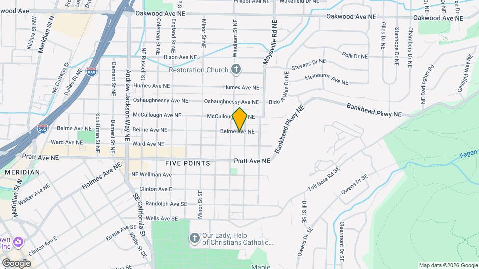 1518 Beirne Ave NE Map and Location Details