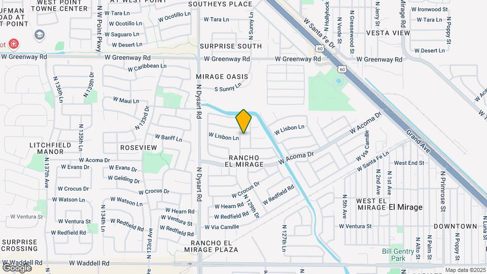 14821 N 129th Dr Mapa y Detalles de la Ubicación