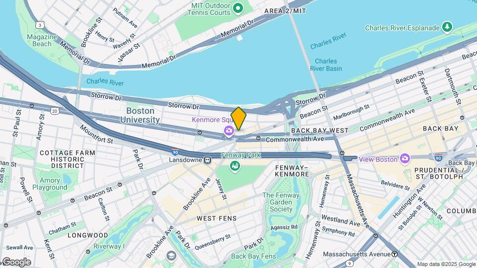 537 Commonwealth Ave, Unit #7A Map and Location Details