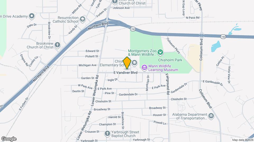 227 E Vandiver Blvd Mapa y Detalles de la Ubicación
