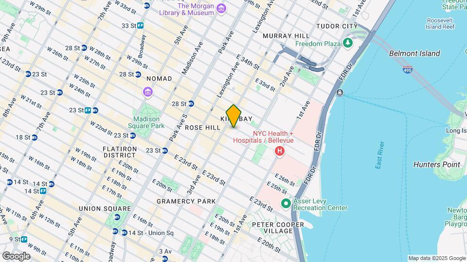 208 E 28th St, Unit 2L Mapa y Detalles de la Ubicación