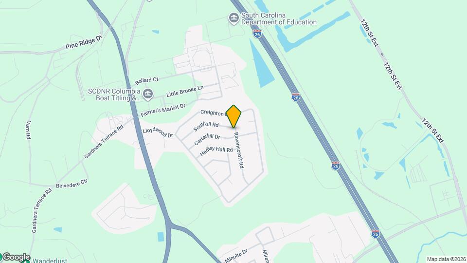 410 Ravenscroft Rd Map and Location Details