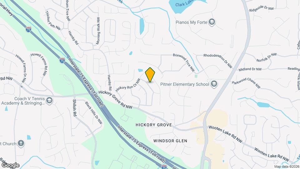 1812 Cres Hill Dr NW Map and Location Details