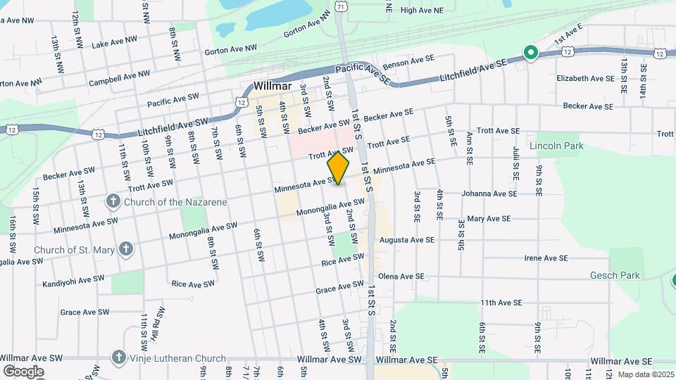 610 2nd St SW, Unit 1 Map and Location Details