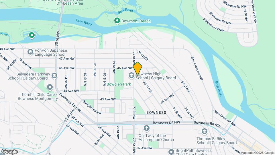 4627 73 St NW Map and Location Details