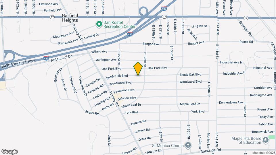 12426 Shady Oak Blvd Map and Location Details