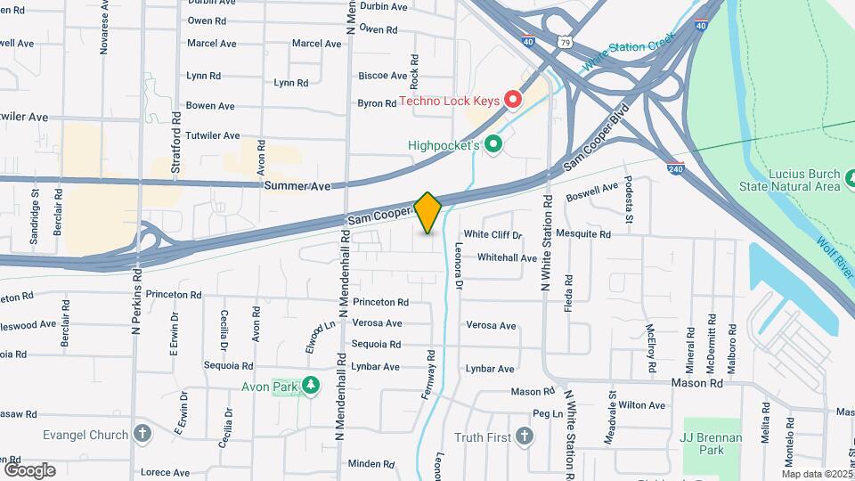 555 Herzl St Map and Location Details